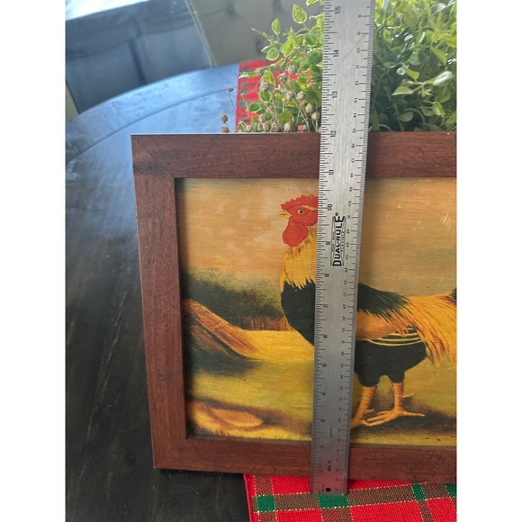 Antique Art on Wood French Rooster II Framed Print by Alexandra Churchill - Picture 5 of 8